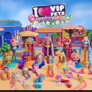 VIP Pets Surprise Bottles I Love VIP Pets Spring Vibes Series Animal Figure NEW